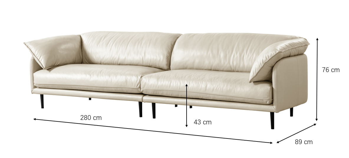 Ahad 4 Seater Sofa (280cm) XL Sofas| Roots Furniture