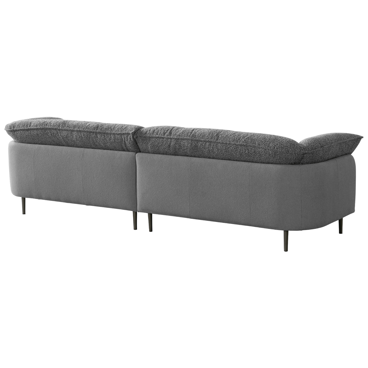Ahad Grey Boucle 4 Seater Sofa XL Sofas| Roots Furniture