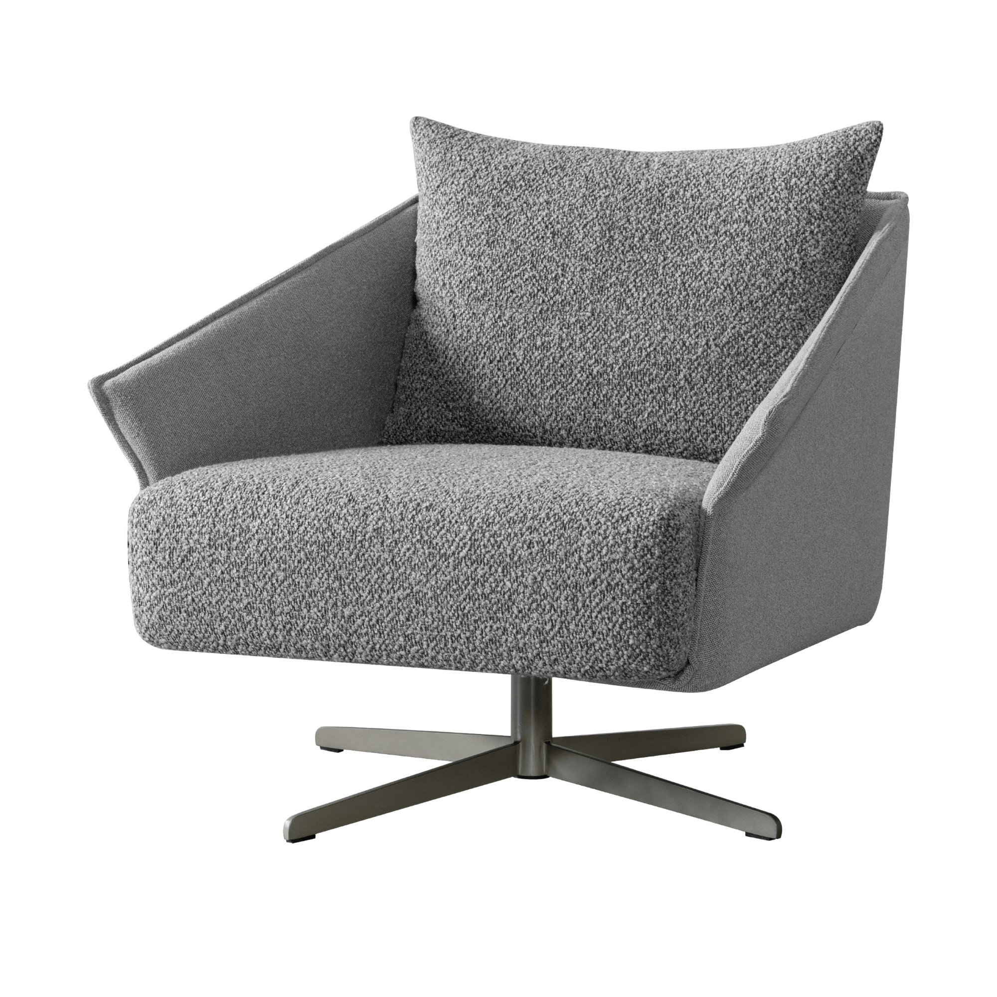 Ahad Grey Boucle Chair Chairs| Roots Furniture