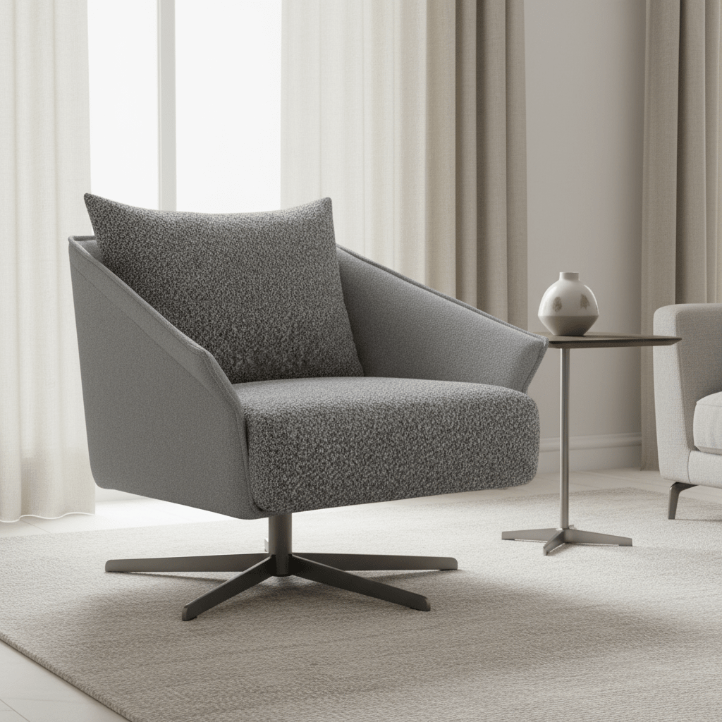 Ahad Grey Boucle Chair Chairs| Roots Furniture