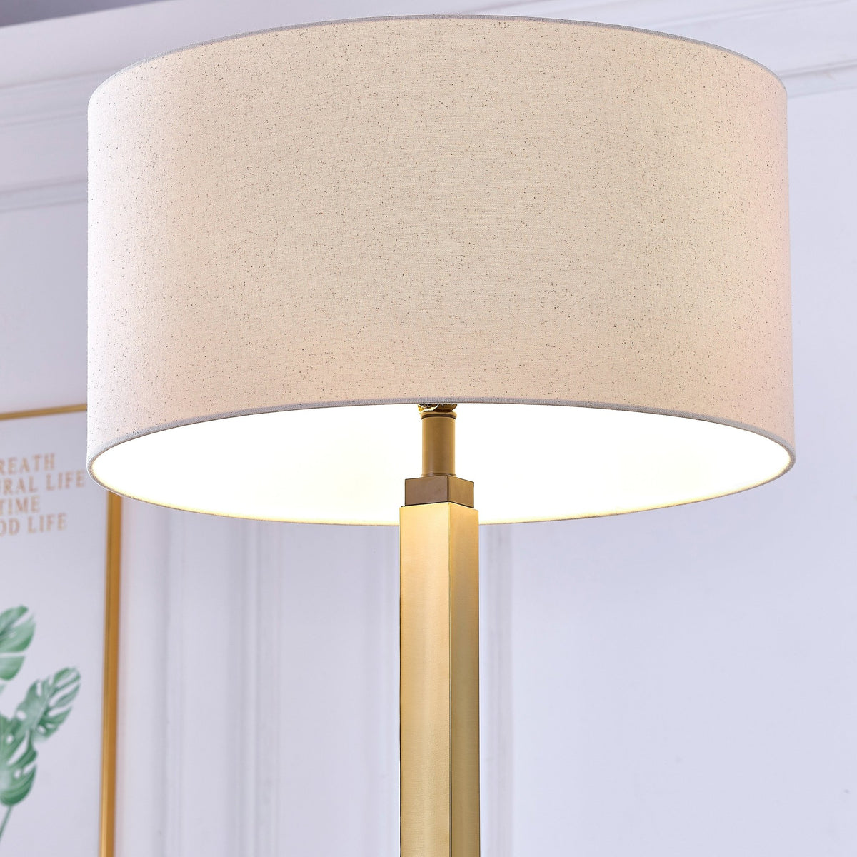 72'H Nebula Gold Metal Floor Lamp Floor lamps| Crestview