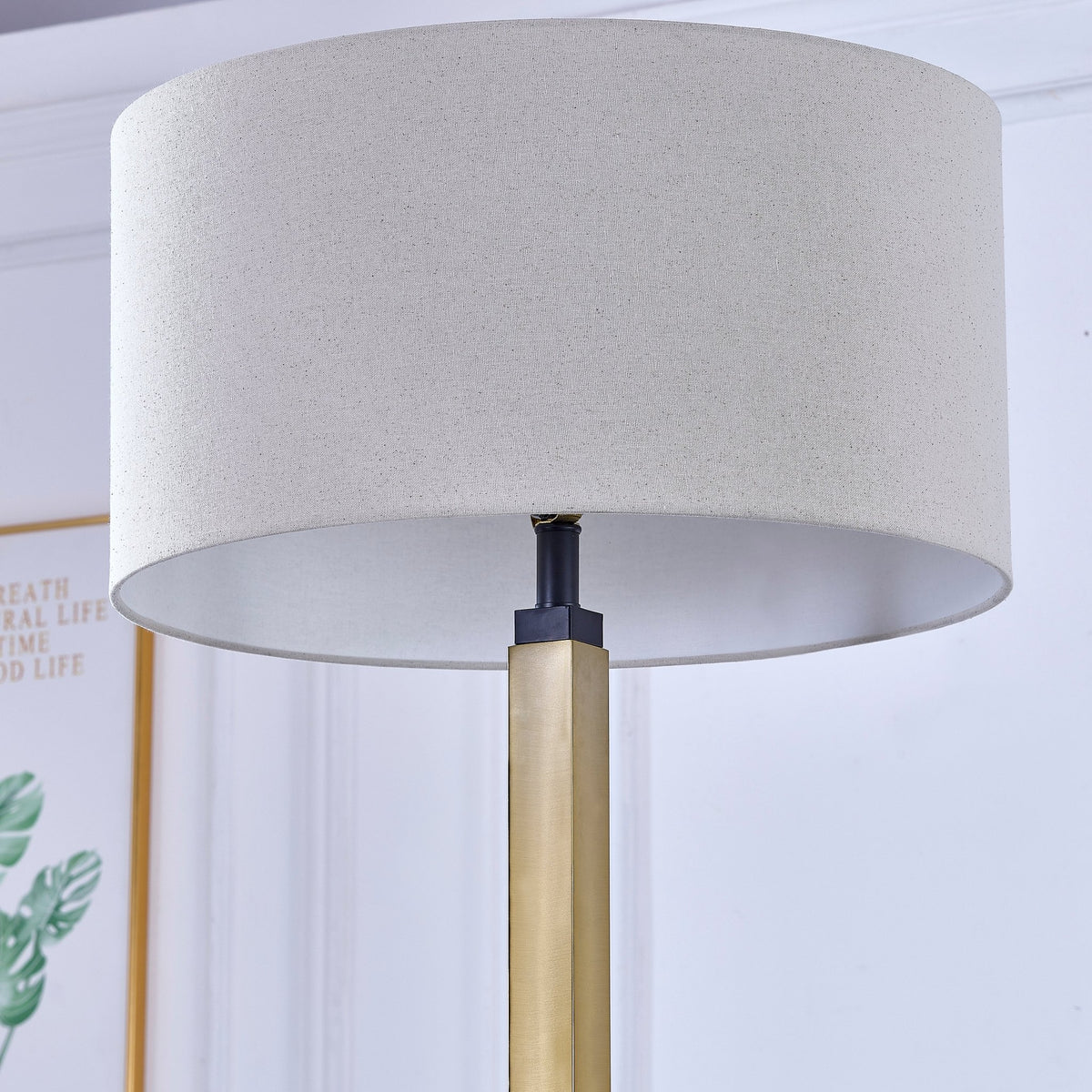 72'H Nebula Gold Metal Floor Lamp Floor lamps| Crestview