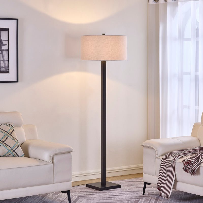 Ahmed Matt Black Floor Lamp - Al Rugaib Furniture