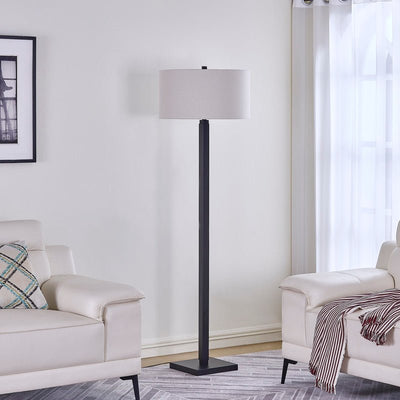 Ahmed Matt Black Floor Lamp - Al Rugaib Furniture