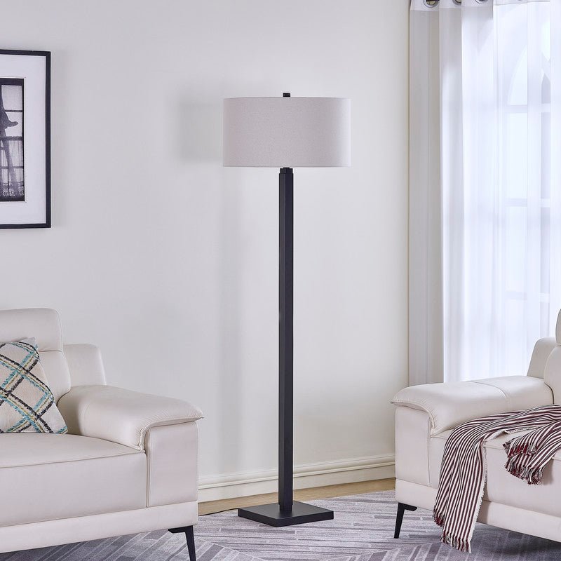 Ahmed Matt Black Floor Lamp - Al Rugaib Furniture