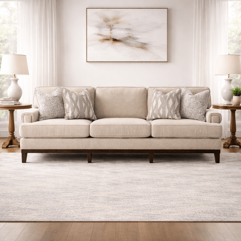 Ajda Beige 4 Seater Sofa XL Sofas| Roots Furniture