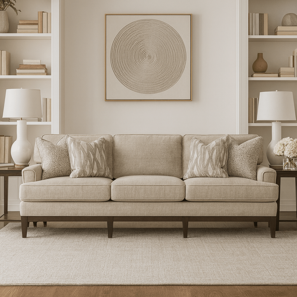 Ajda Beige 4 Seater Sofa XL Sofas| Roots Furniture