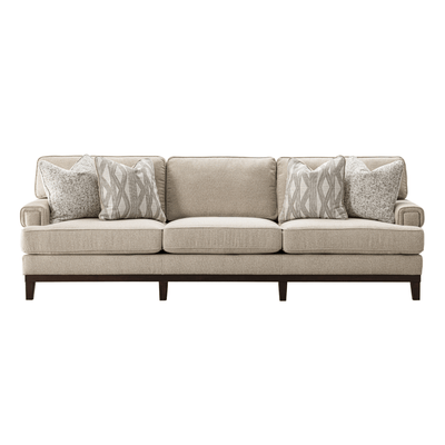 Ajda Beige 4 Seater Sofa - Al Rugaib Furniture