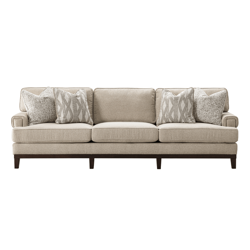 Ajda Beige 4 Seater Sofa - Al Rugaib Furniture