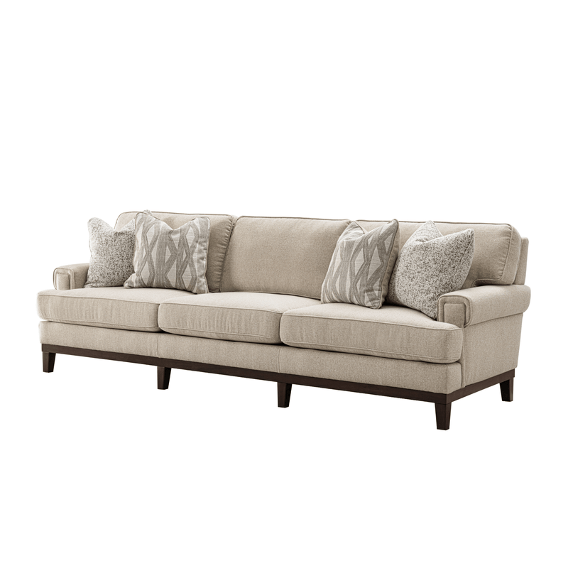 Ajda Beige 4 Seater Sofa - Al Rugaib Furniture