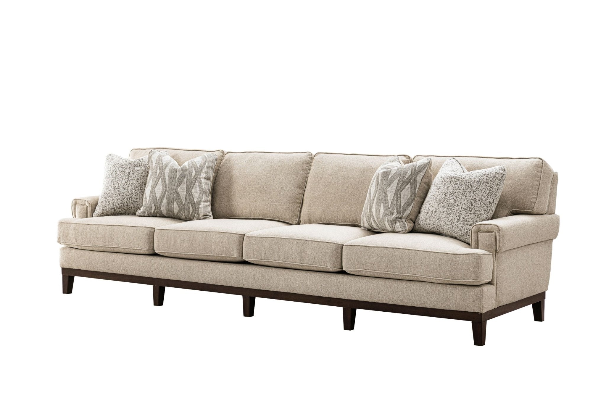 Ajda Beige 5 Seater Sofa XL Sofas| Roots Furniture