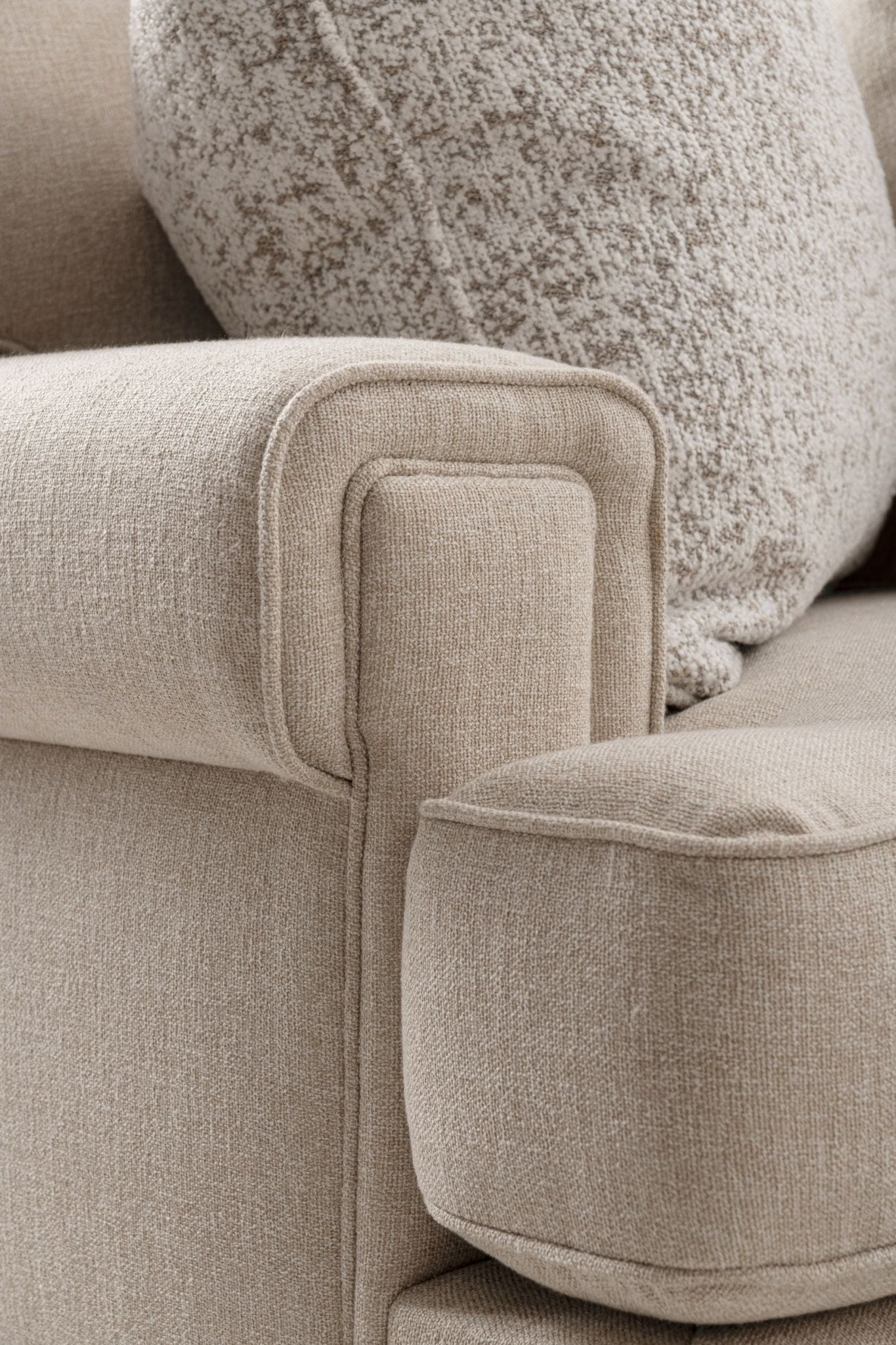 Ajda Beige 5 Seater Sofa XL Sofas| Roots Furniture