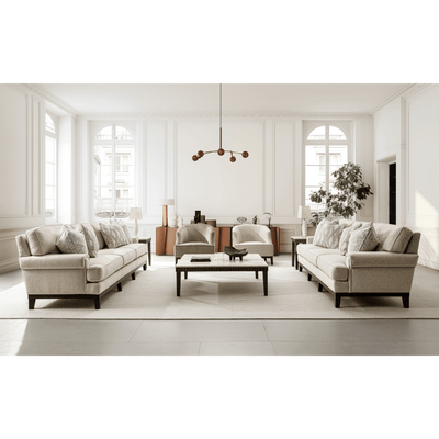 Ajda Beige Accent Chair - Al Rugaib Furniture