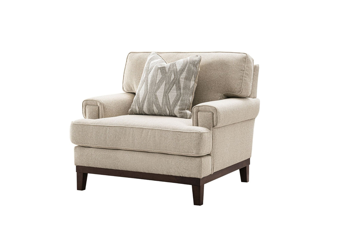 Ajda Beige Arm Chair Chairs| Roots Furniture