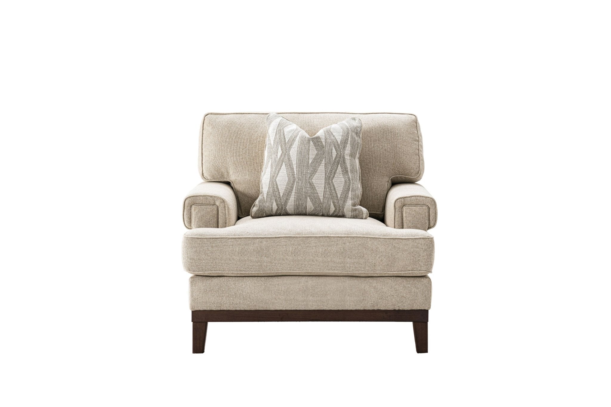 Ajda Beige Arm Chair Chairs| Roots Furniture