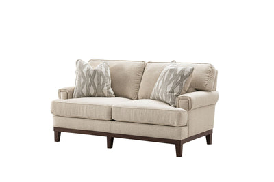 Ajda Beige Loveseat - Al Rugaib Furniture