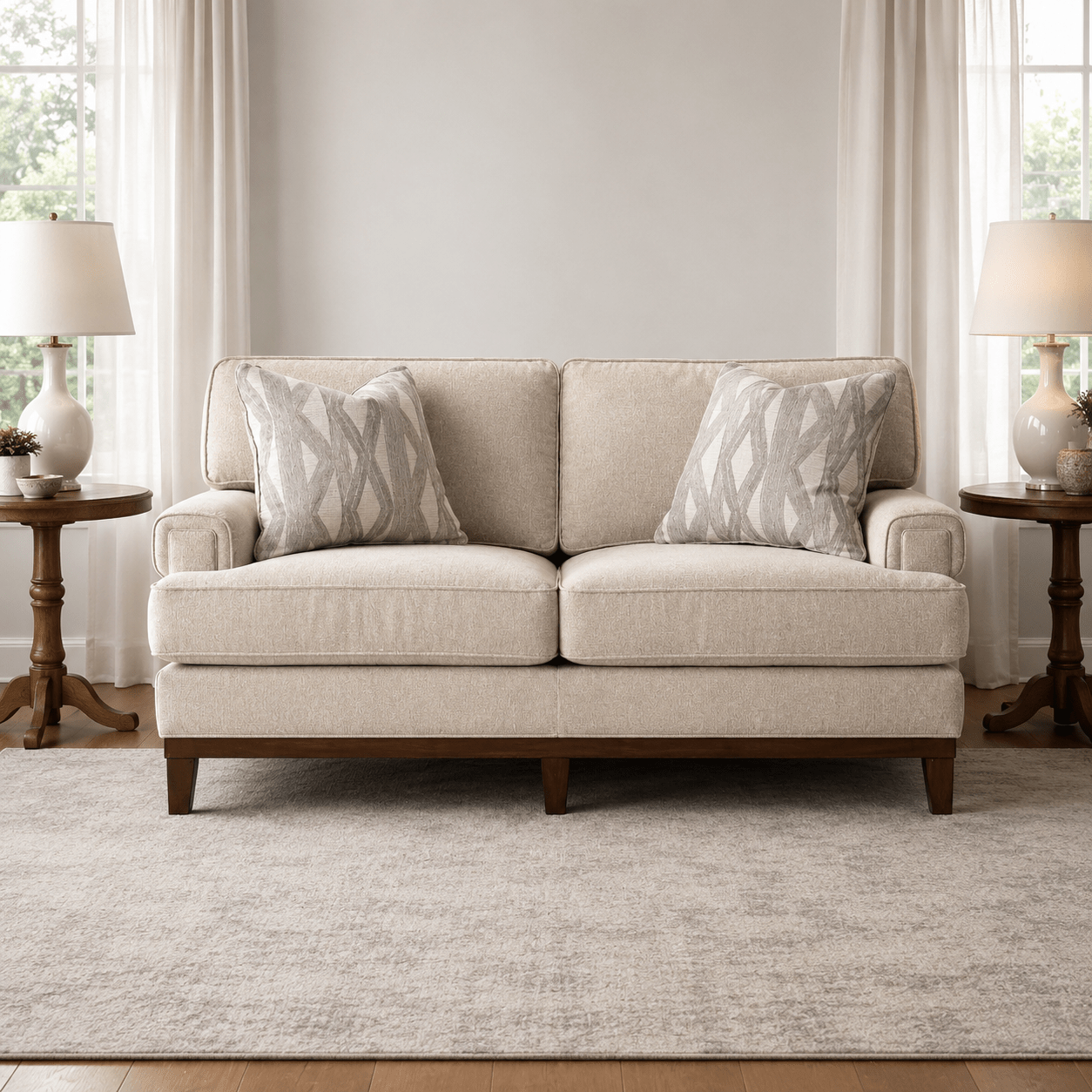 Ajda Beige Loveseat Sofas & Loveseats| Roots Furniture