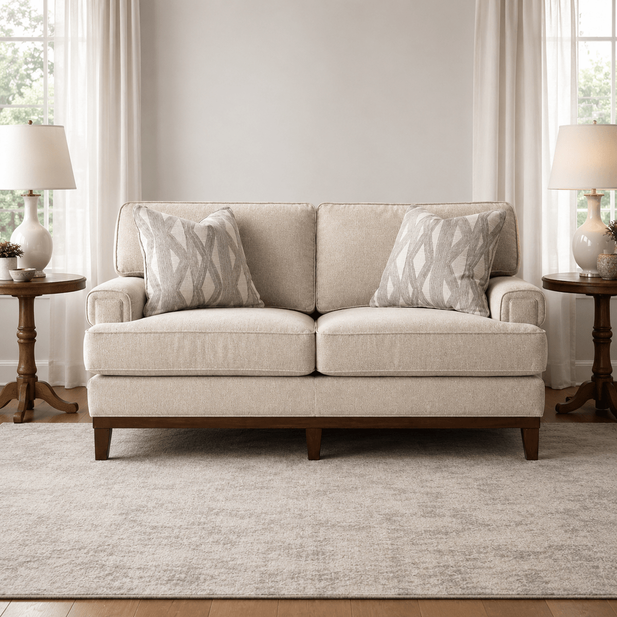 Ajda Beige Loveseat Sofas & Loveseats| Roots Furniture