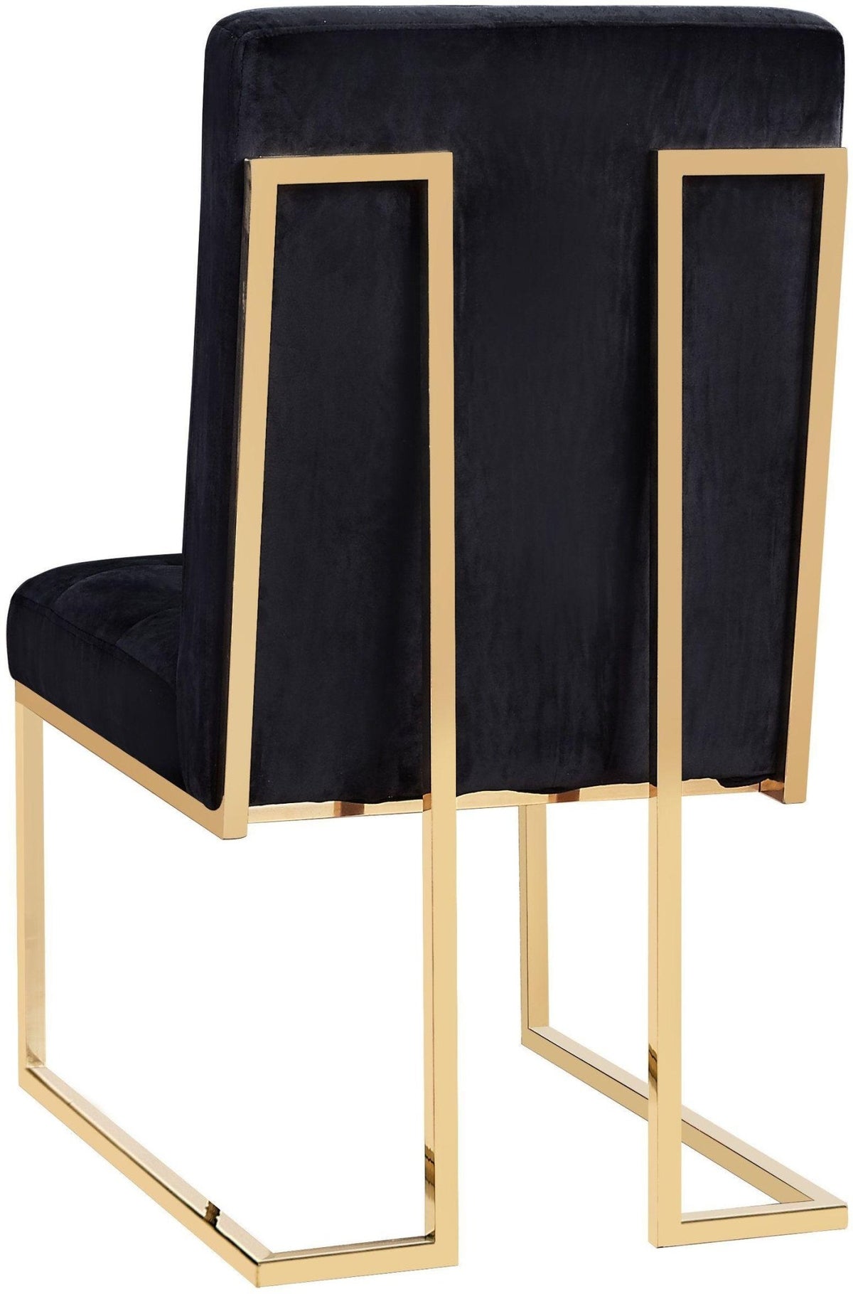 AKIKO BLACK VELVET CHAIR Dining Chairs| TOV