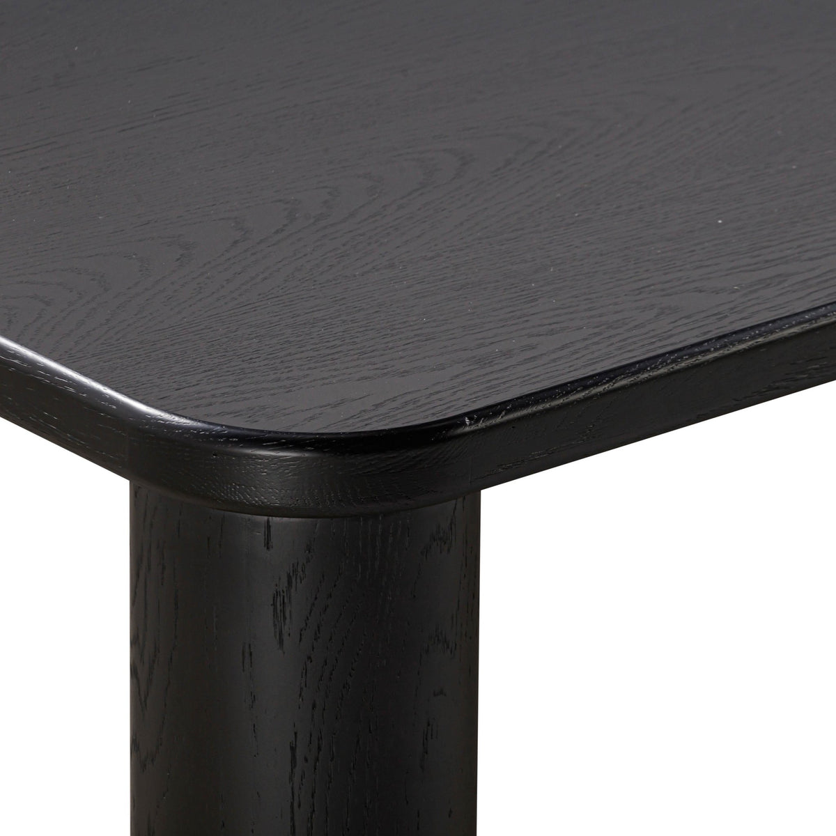 Akola Black Oak Rectangular Dining Table Dining Tables| TOV
