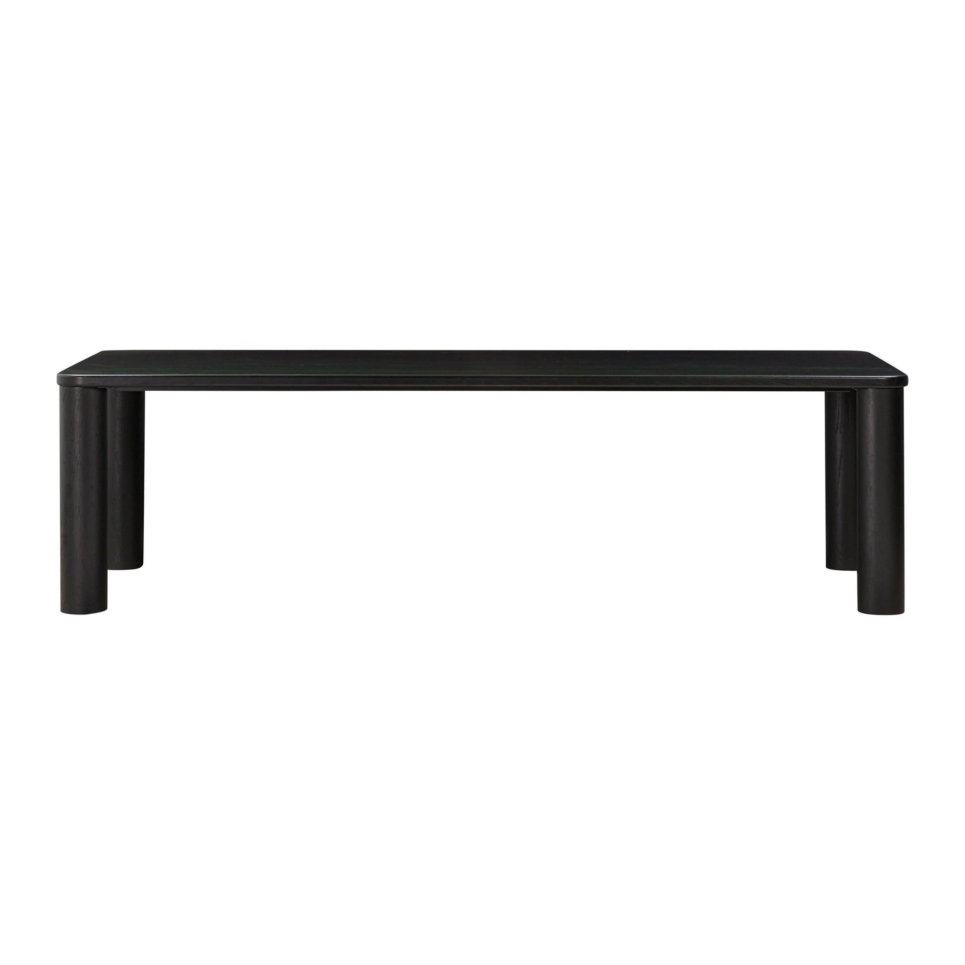 Akola Black Oak Rectangular Dining Table Dining Tables| TOV