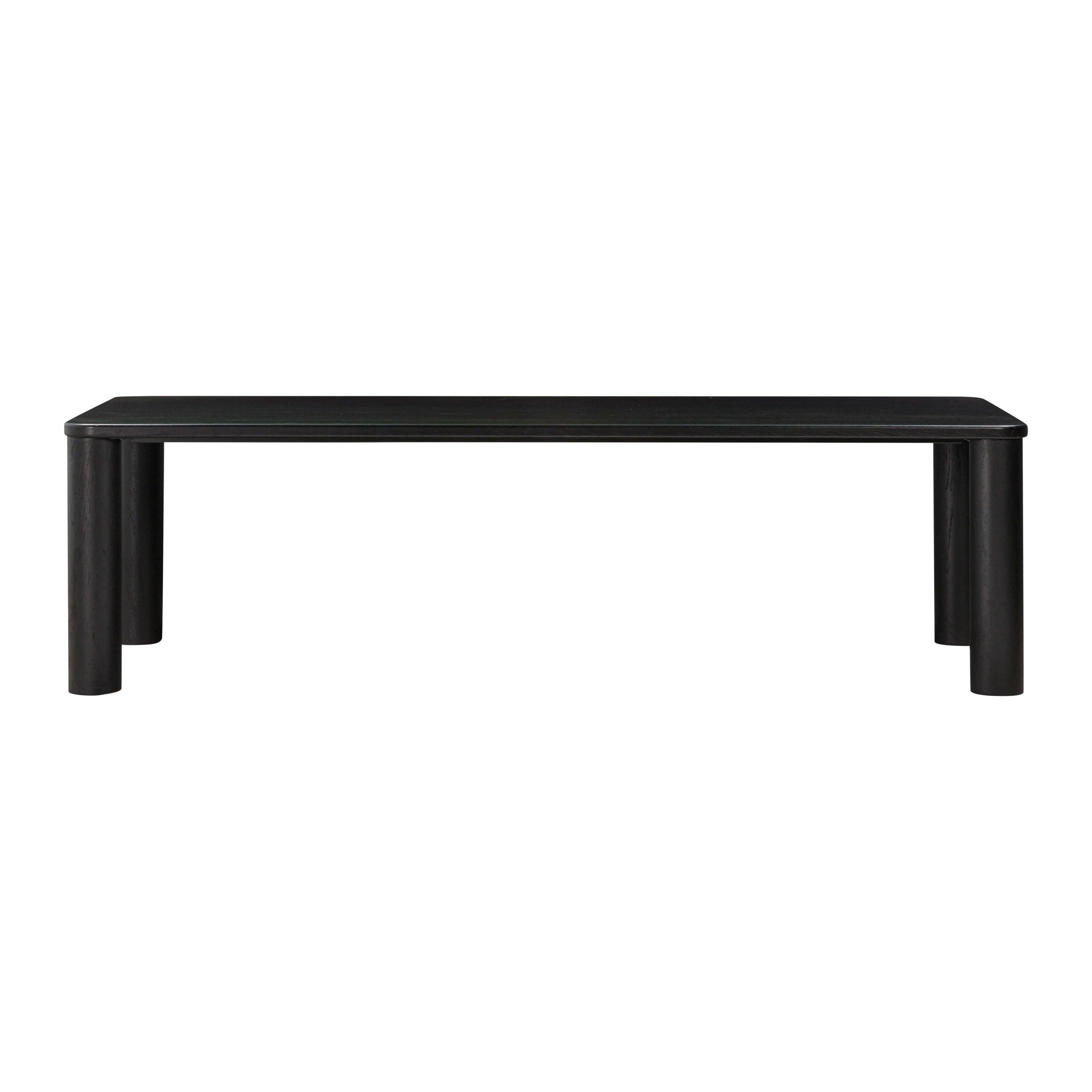 Akola Black Oak Rectangular Dining Table Dining Tables| TOV