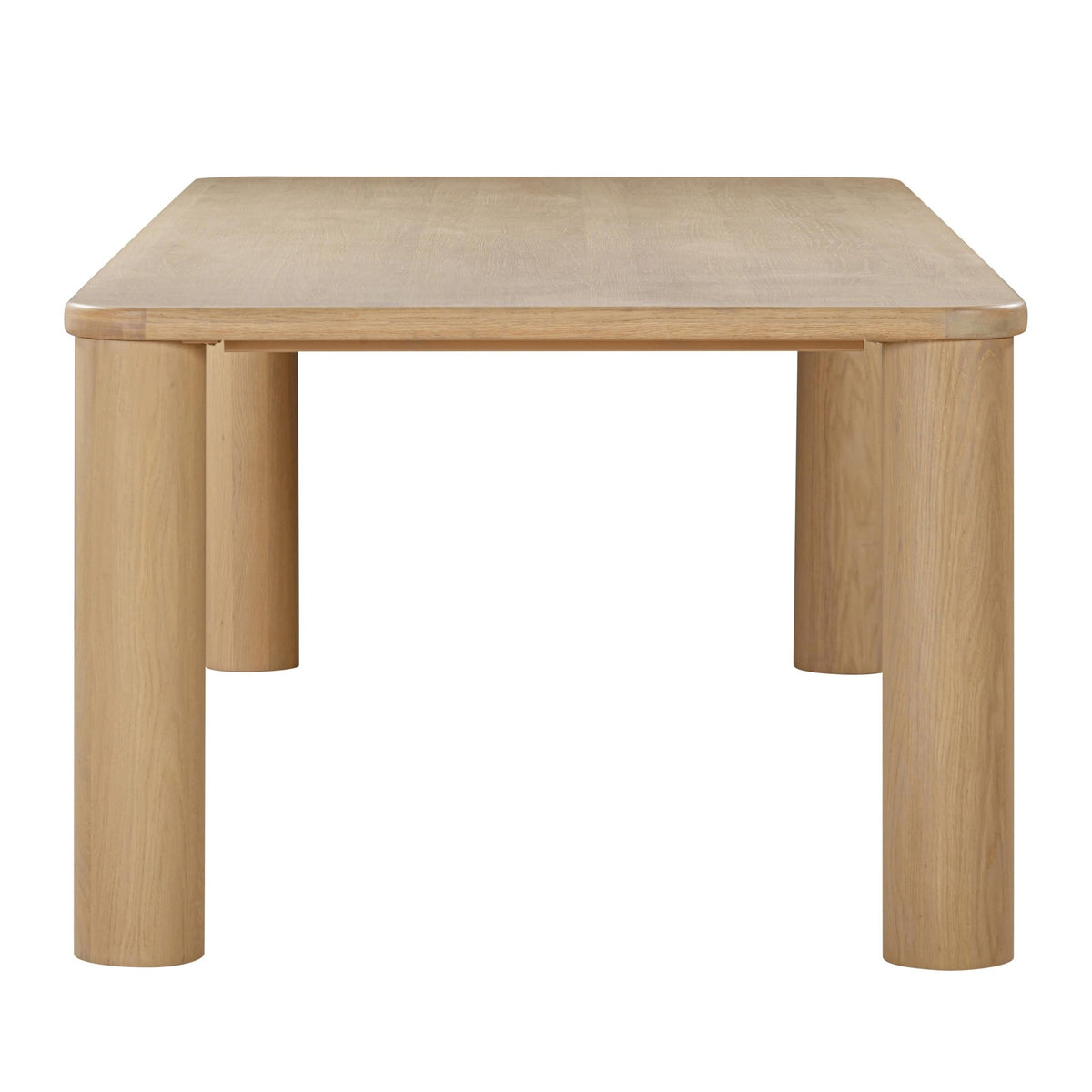 Akola Natural Oak Rectangular Dining Table Dining Tables| TOV