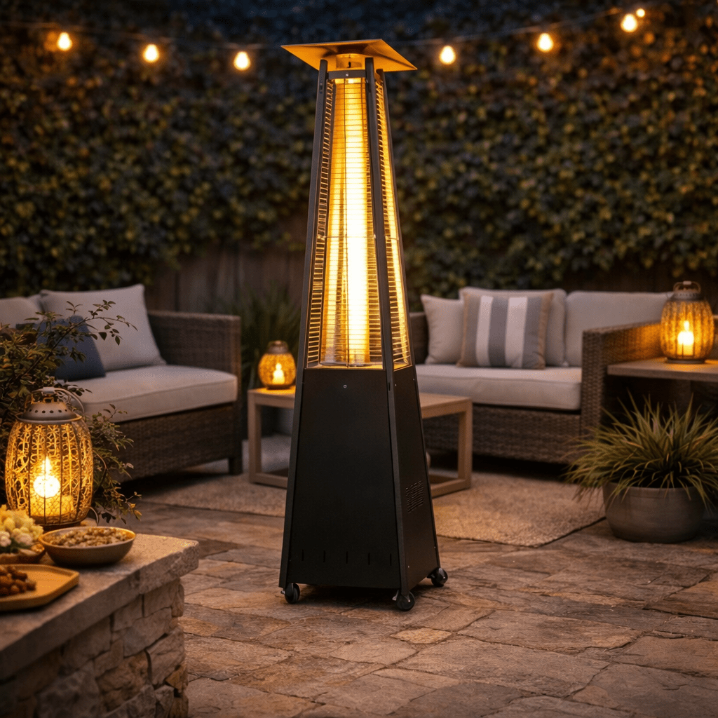 Al Faisaliyah Heater - Black Outdoor Heaters| Roots Furniture