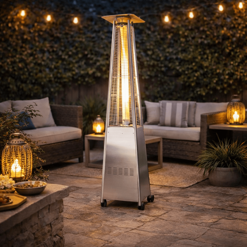 Al Faisaliyah Heater - Stainless Steel Outdoor Heaters| Roots Furniture