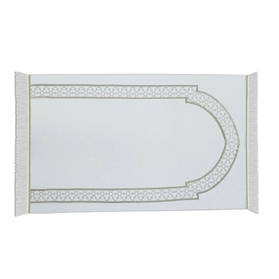 Al - Huda Memory Foam Prayer Mat – 2.5 cm Thick | Soft Velvet Fabric | Joint & Knee Support | Foldable Design - Al Rugaib Furniture