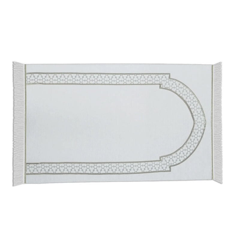 Al - Huda Memory Foam Prayer Mat – 2.5 cm Thick | Soft Velvet Fabric | Joint & Knee Support | Foldable Design - Al Rugaib Furniture