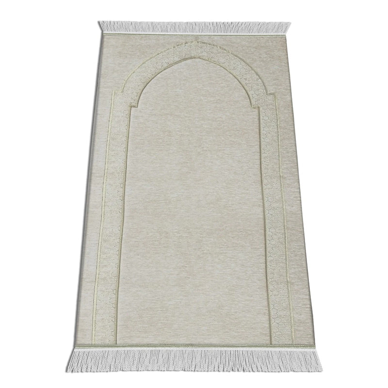 Al - Huda Memory Foam Prayer Mat – 2.5 cm Thick | Soft Velvet Fabric | Joint & Knee Support | Foldable Design - Al Rugaib Furniture