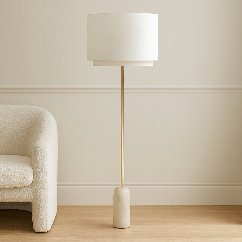 Alabaster base floor Lamp Floor lamps| Roots Furniture