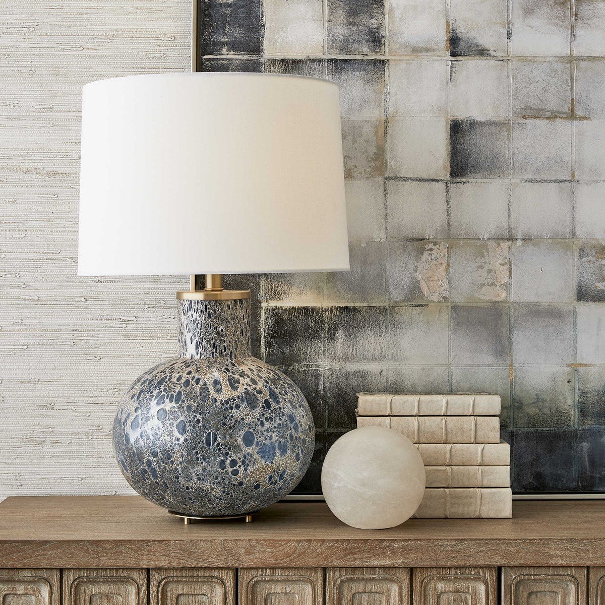 Alabaster Orb Table Decors| Uttermost