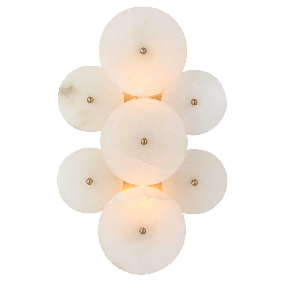 ALABASTER RADIANCE, 2 LT SCONCE Wall Sconces| Uttermost