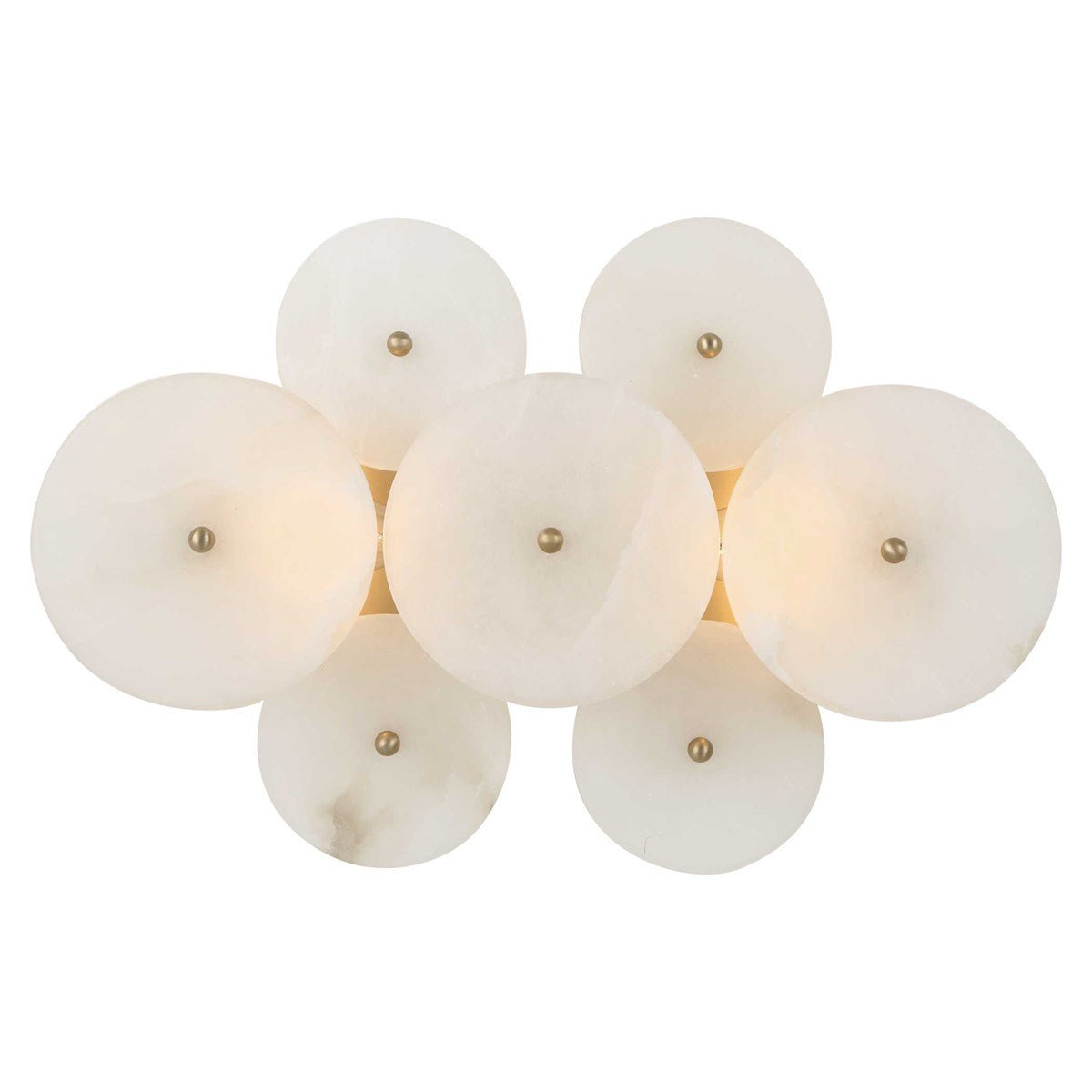 ALABASTER RADIANCE, 2 LT SCONCE Wall Sconces| Uttermost