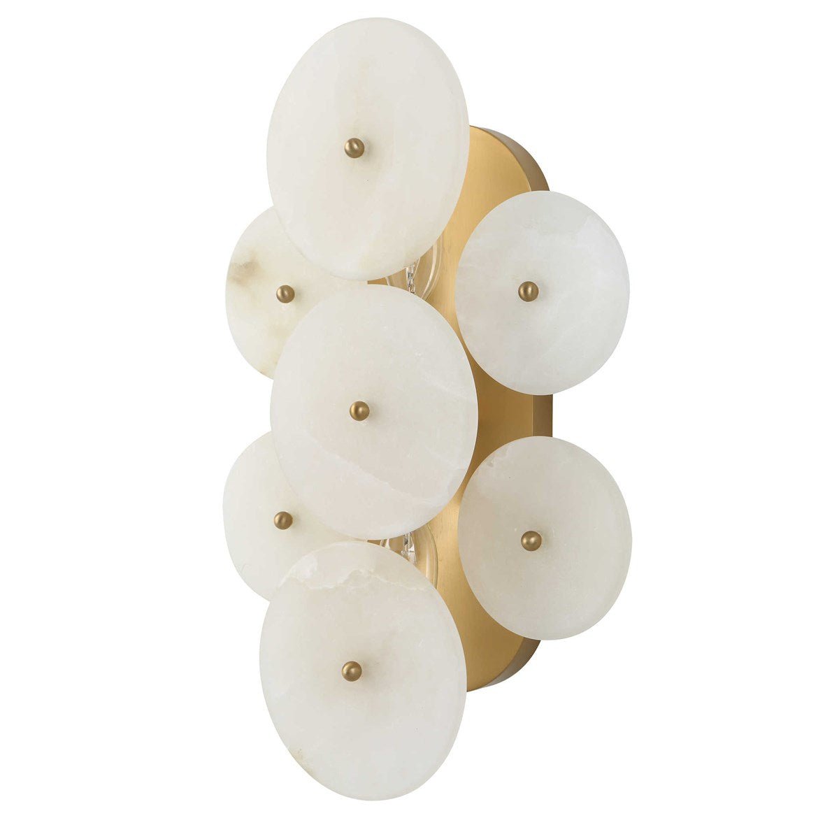 ALABASTER RADIANCE, 2 LT SCONCE Wall Sconces| Uttermost