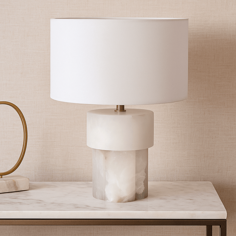 Alabaster Table Lamp - Al Rugaib Furniture