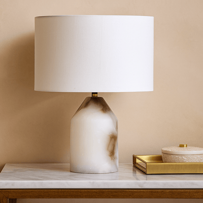 Alabaster Table Lamp - Al Rugaib Furniture