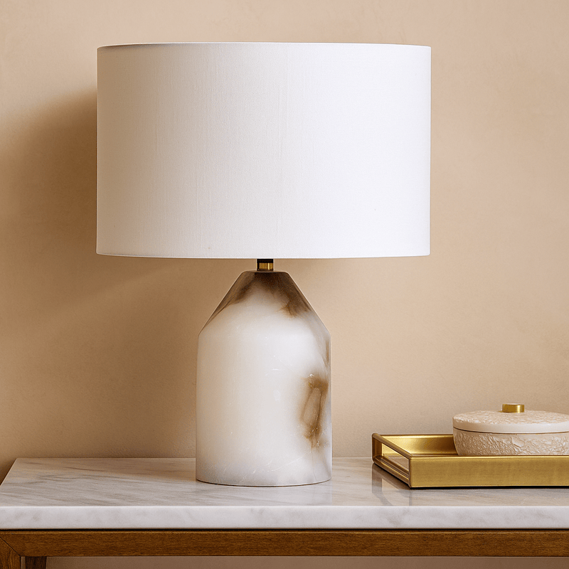 Alabaster Table Lamp - Al Rugaib Furniture