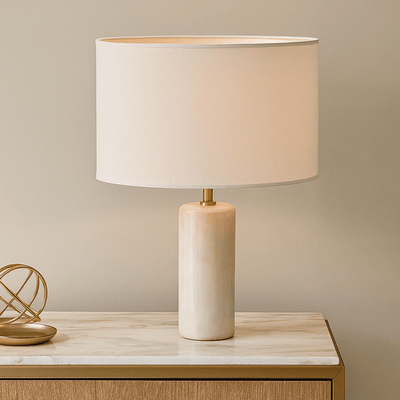 ALABASTER TABLE LAMP - Al Rugaib Furniture