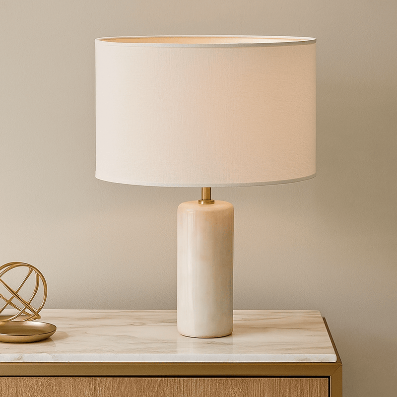 ALABASTER TABLE LAMP - Al Rugaib Furniture