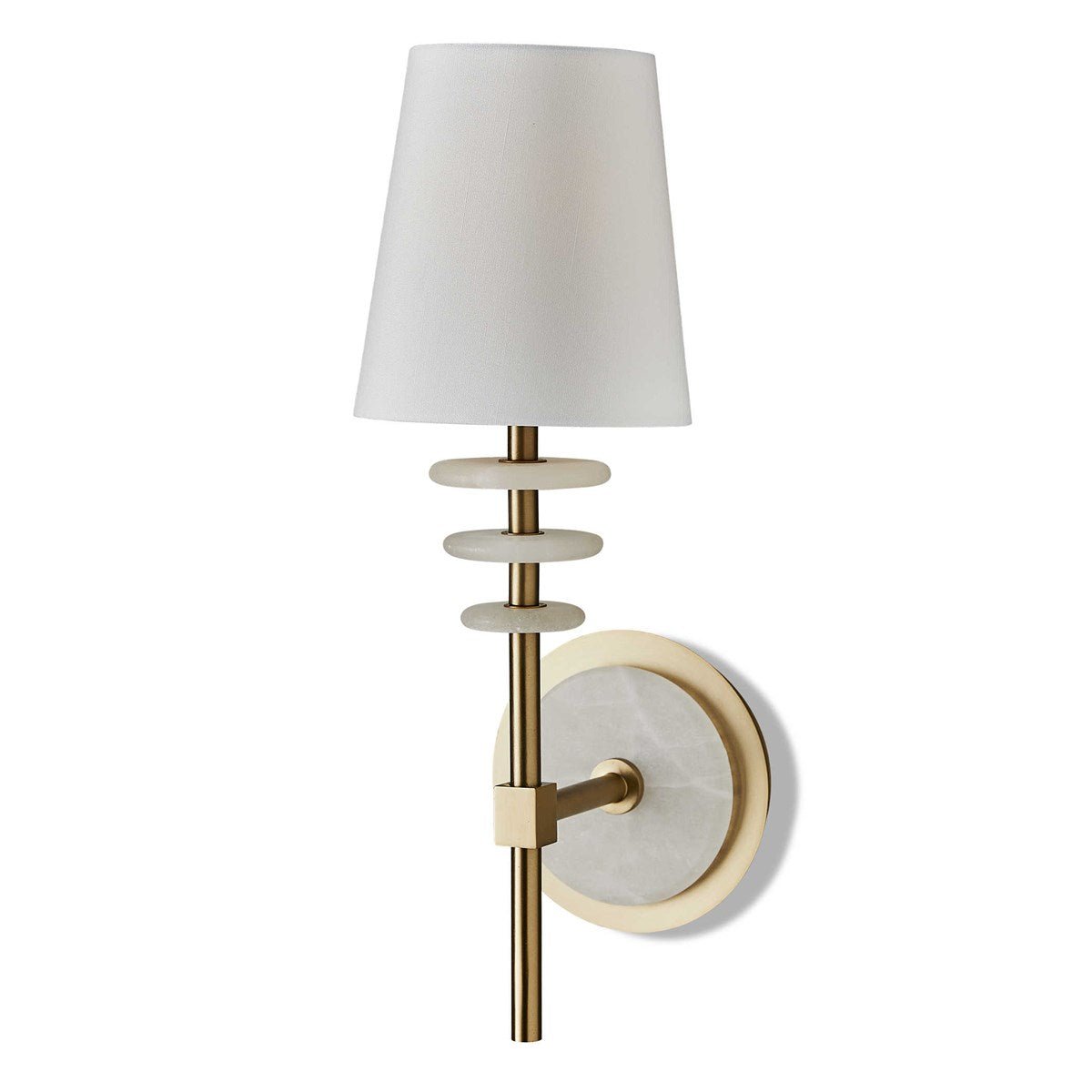 Alabaster Torch, 1 Lt Sconce Wall Sconces| Uttermost