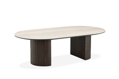 Alabaster Travertine Coffee Table - Al Rugaib Furniture