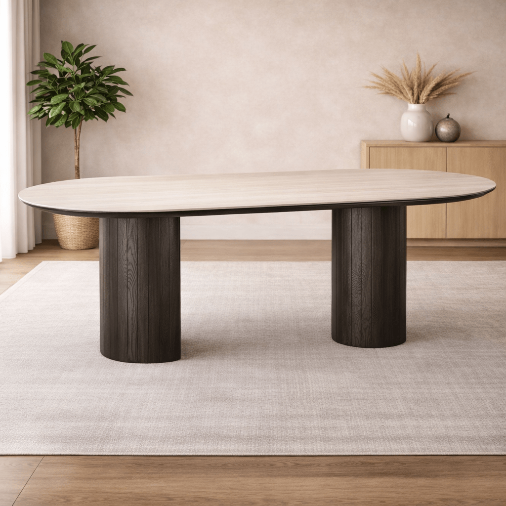Alabaster Travertine Dining Table Dining Tables| Roots Furniture