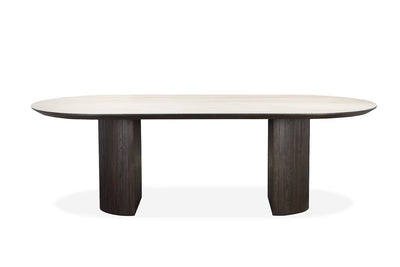 Alabaster Travertine Dining Table - Al Rugaib Furniture