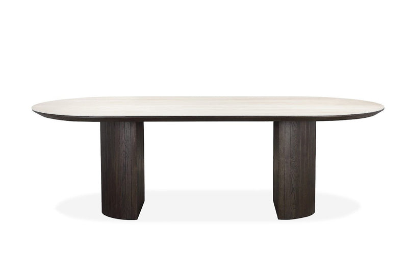 Alabaster Travertine Dining Table - Al Rugaib Furniture