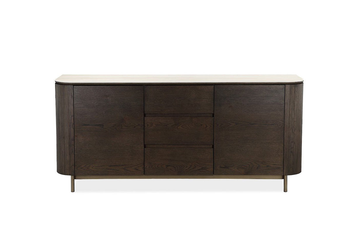 Alabaster Travertine Sideboard Consoles & Sideboards| Roots Furniture