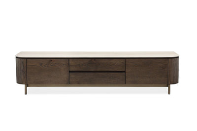 Alabaster Travertine TV unit - Al Rugaib Furniture