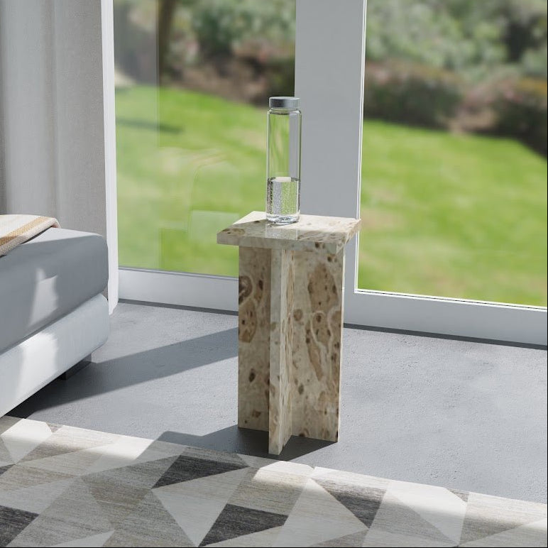 Alazia MARBLE SIDE TABLE Accent & End Tables| Roots Furniture